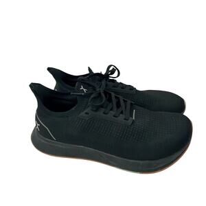 Flux Adapt Runner Shoes Mens Size 9.5 Black Gum Sole Barefoot Minimal Athletic